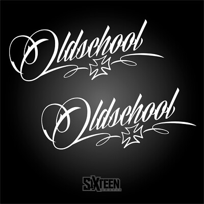 Oldschool Aufkleber Set Tuning Sticker Retro Oldtimer Folienplott Youngtimer 150