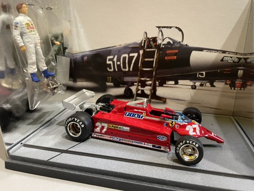 Brumm As38b Ferrari 126ck Istrana 1981 Duello Villeneuve con F104 +pilotaF104 - Imagen 4 de 5