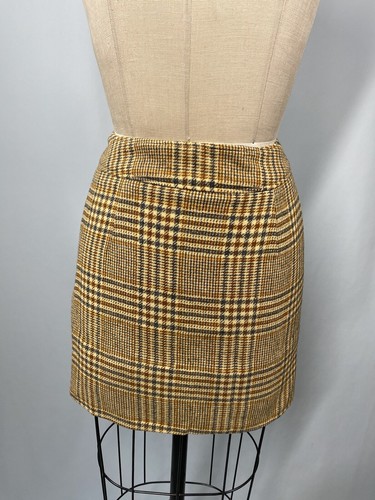 Vintage MINI Skirt Suit SIZE MEDIUM brown tweed DONNKENNY 70s 60s short wool - Picture 11 of 18