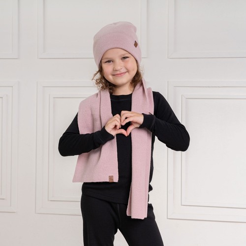 Kids' Knit Beanie & Scarf 2-Piece - Picture 2 of 7