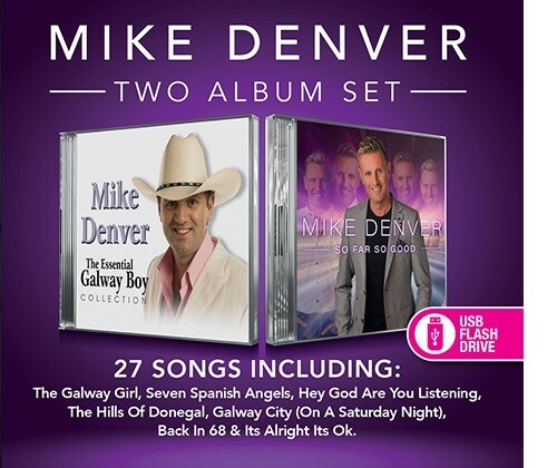 Mike Denver – Essential Collection - Galway Boy - So Far So Good 2 Albums USB