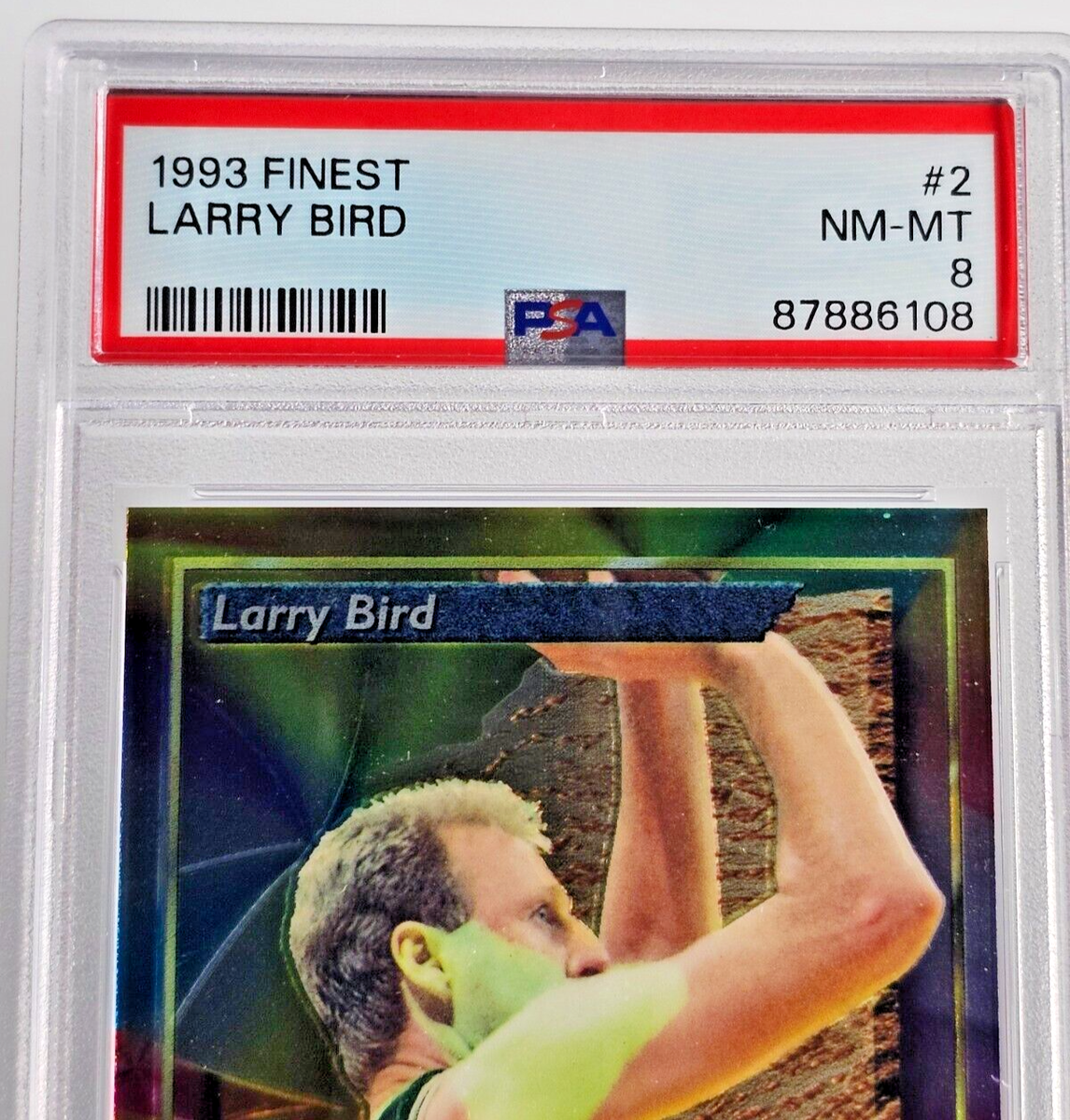 【15枚限定】Larry Bird Topps Finest 1993-94 Larry Bird Topps Finest Refractor Chrome SGC 92 8.5