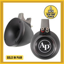 Audiopipe 6  Wakeboard Tower with Compression Driver 80W RMS in Black Pair New