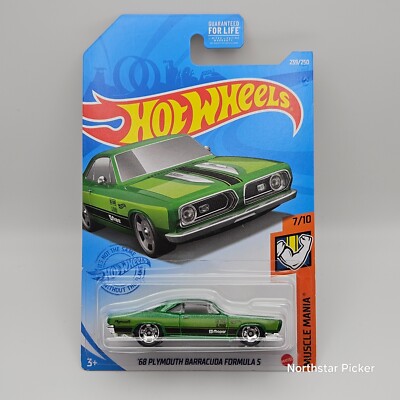 2021 Hot Wheels | '68 Plymouth Barracuda Formula S | Muscle Mania 7/10 | #239