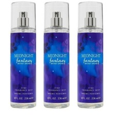 PACK OF 3 MIDNIGHT FANTASY by Britney Spears for Women Fine Fragrance Mist 8 oz