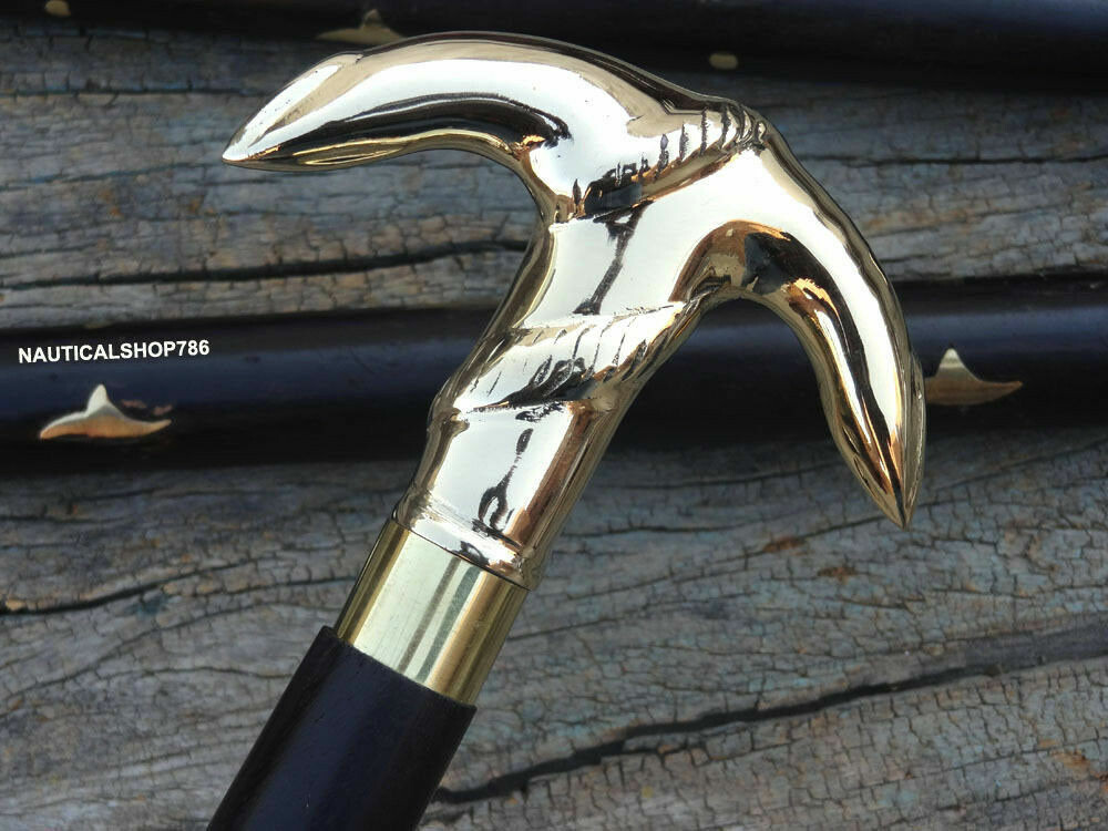 Solid Brass Anchor Head Handle Design Victorian W… - image 3