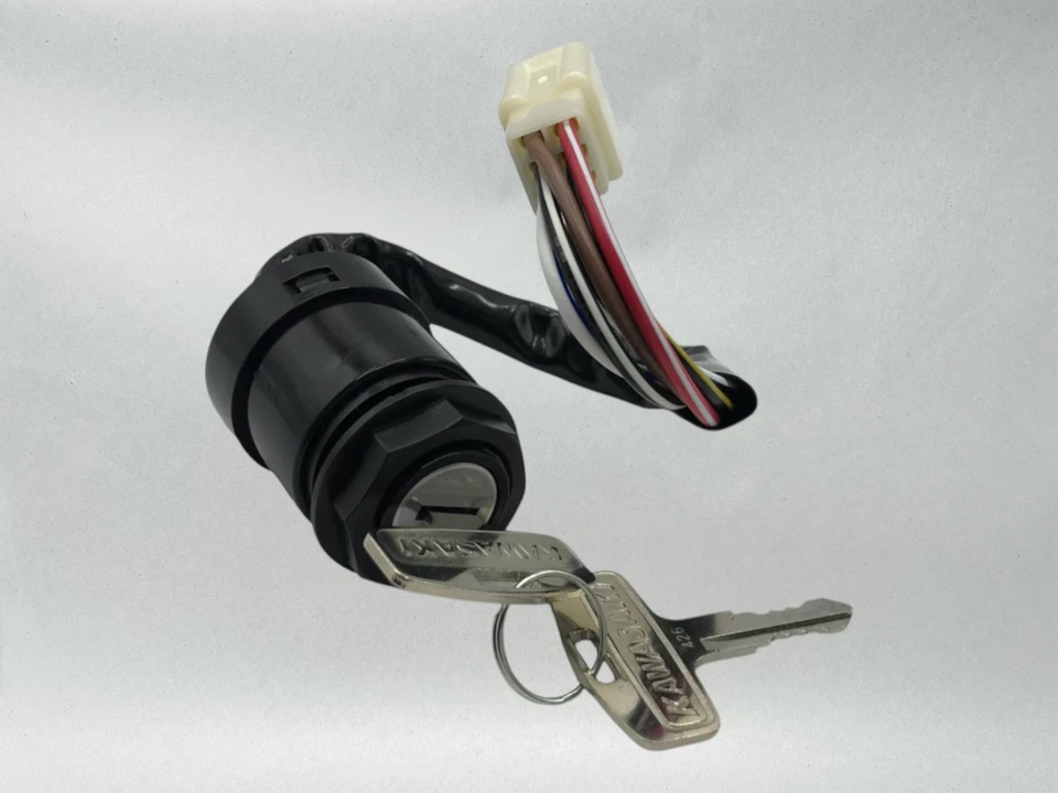 Оригинальный переключатель зажигания Kawasaki 82-01 KE 100 27005-1054 от оригинального производителя - Изображение 4 из 4