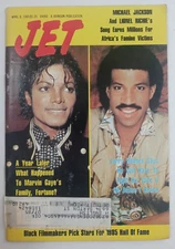 Michael Jackson Lionel Richie Racial Black Americana JET Magazine April 8, 1985