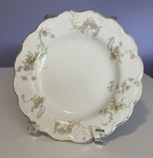 Vtg Johnson Bros The Baroda Pattern Bread Plate Scalloped Edge Floral 7”