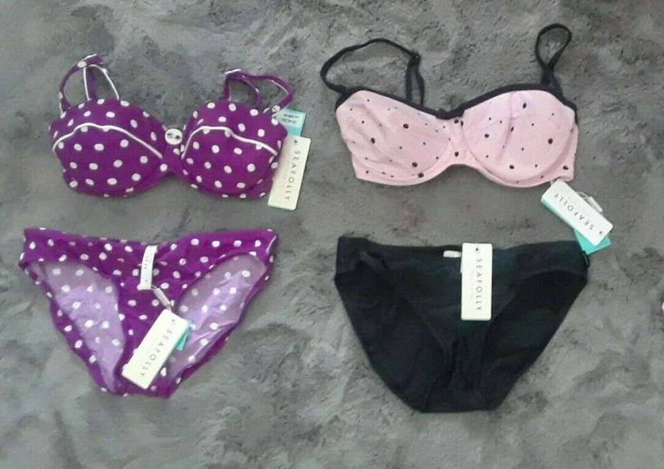 全新带标签女士海洋澳大利亚 2 件比基尼泳装挑选尺寸/颜色 4、6 或 8 — 第 2/2 张图片