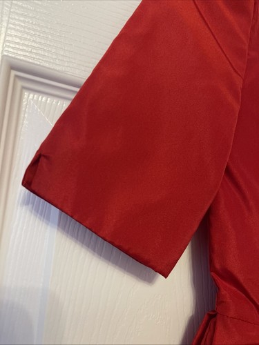 NWT Janie and Jack Girls Red Taffeta Dress size 10 - Picture 5 of 8