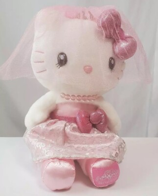 USJ Hello Kitty Plüsch 13,0 Zoll Hochzeitsschleier Diadem Universal Studios J...