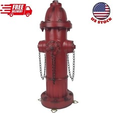 Fire Hydrant for Dogs to Pee On-16 Inches Red Puppy Pee Post Training Tool Re...