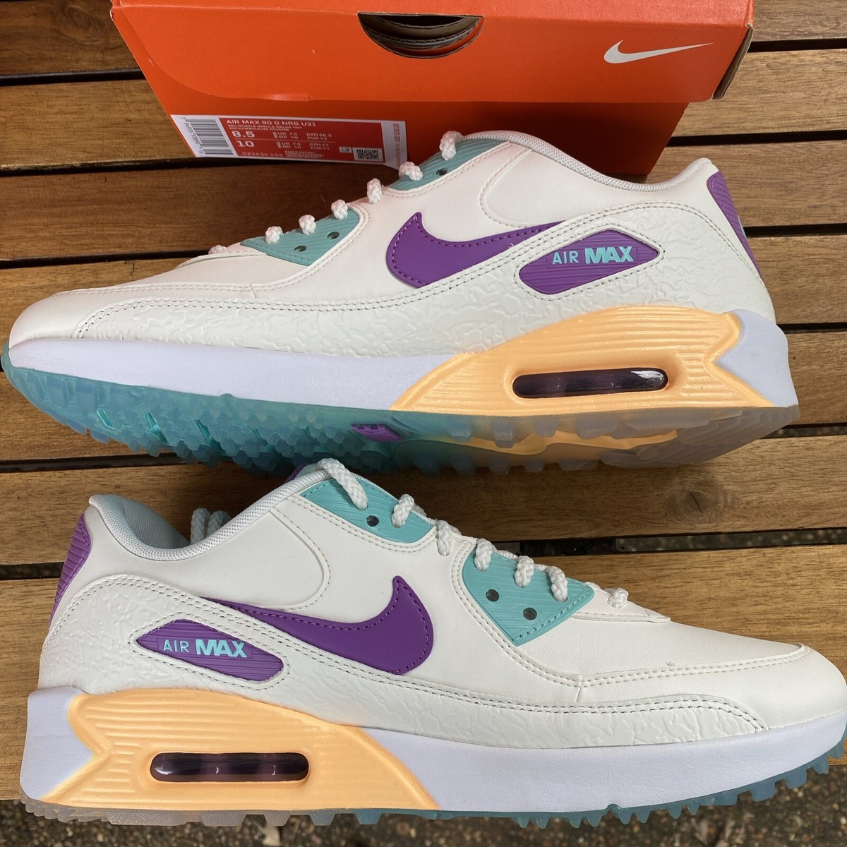 Size 8.5 - Nike Air Max 90 Golf NRG Torrey Pines | eBay