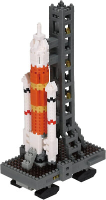 nb ROCKET & LAUNCH PAD NBH_236 Block Building Toy w/ Tracking NEW