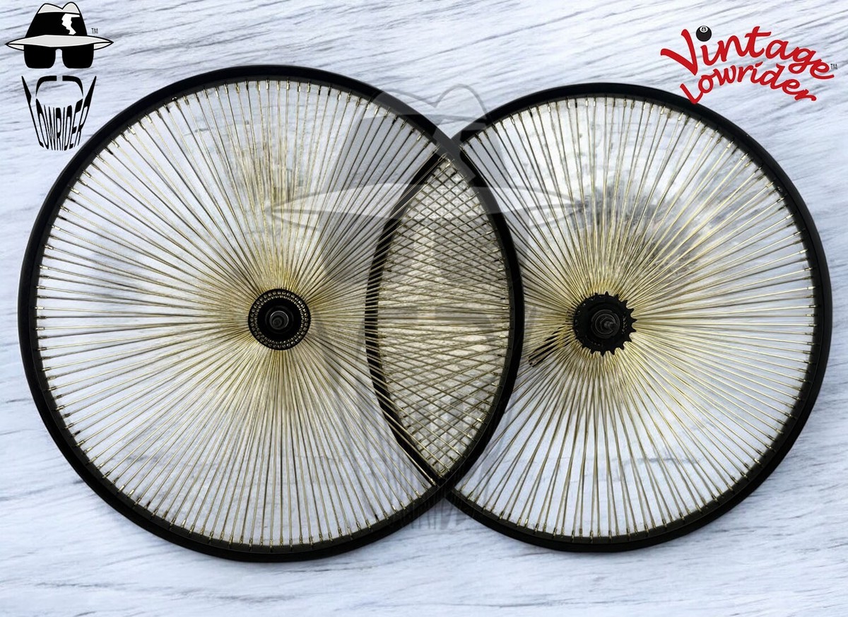 Bike Spokes 26 Rear Front Beach Cruiser Lowrider 144 Spokes