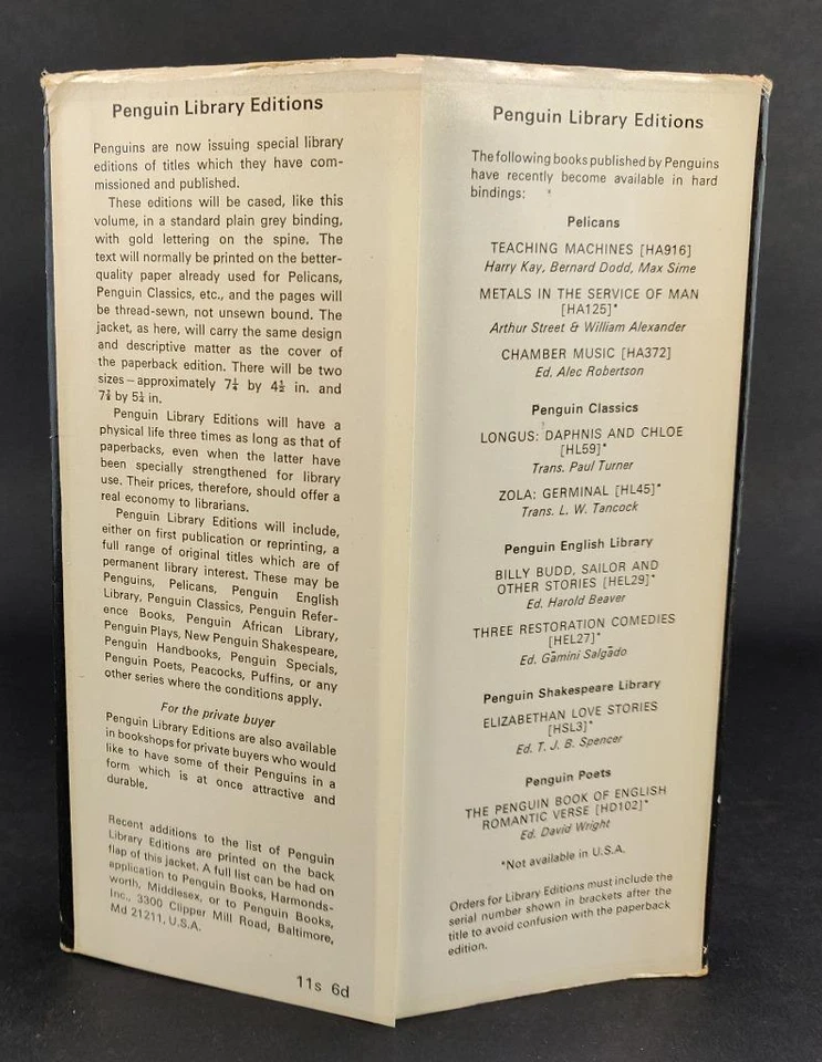 Zbigniew Herbert ​1st Ed 1968 Selected Poems Penguin Library Edition HC w/DJ - Image 3 of 4