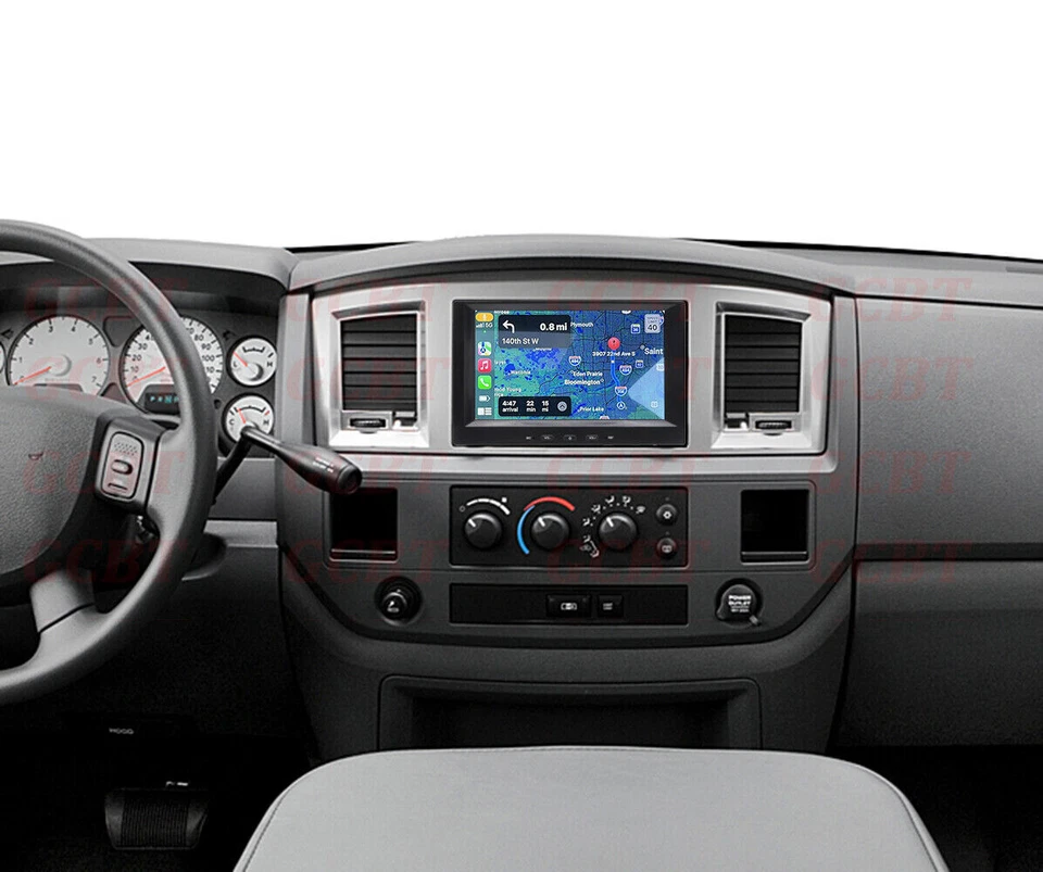 Para Dodge Ram 2500 2008 2009 Radio Apple Carplay Android 13 GPS Navegación WiFi BT Foto 2 de 4