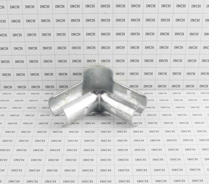 Chain Link 2" (1 7/8" OD) Post x 1 3/8" Rail Steel Corner Line Clamp (Pack of 4)