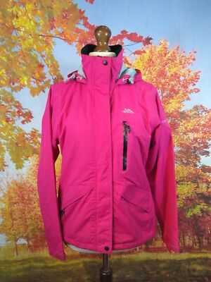 Trespass Technical Performance TP75 bright pink Jacket. UK women's size Small