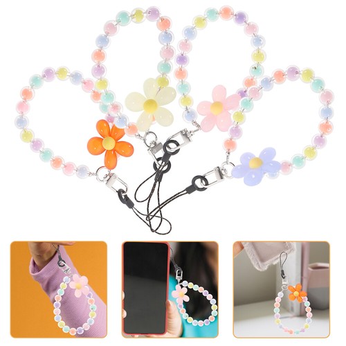 4pcs Phone Charm Key Chain Phone Accessory Charm Phone Lanyard Wrist Strap - 第 2/12 張圖片