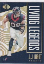 J.J. WATT Football LIVING LEGENDS Panini INNOVATION INSERT Texans Card JJ 