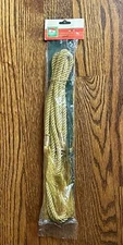 Vintage Kurt Adler Holiday Christmas Trim Gold Braided Rope Tassels NOS