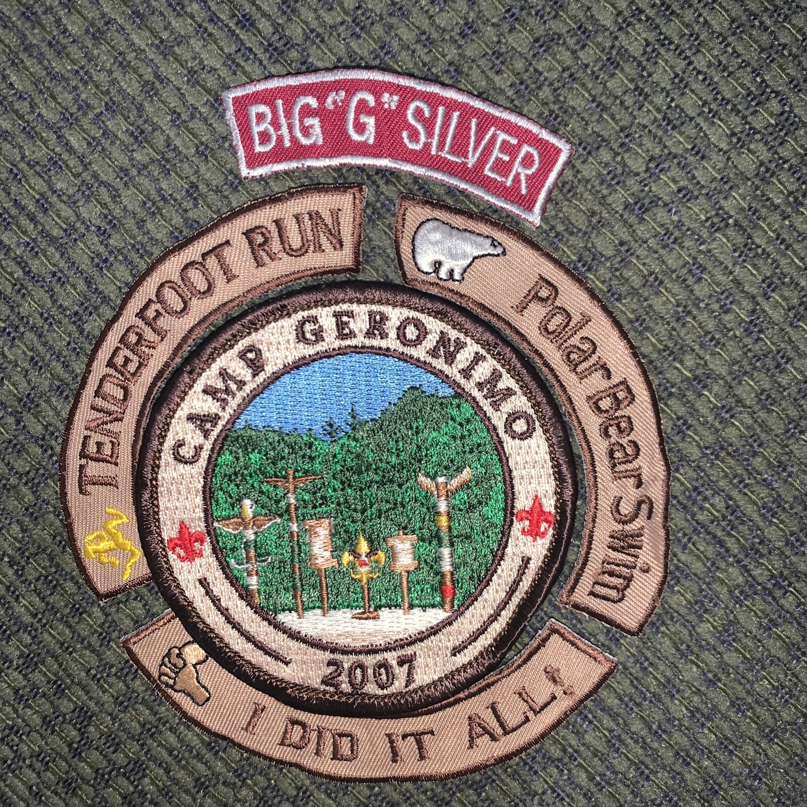 2007 Camp Geronimo Boy Scout Patch w/4 Segments eBay