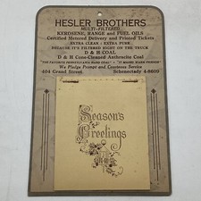 Hesler Brothers D&H Anthracite Coal Seasons Greetings 1951-1953 Mini Calander