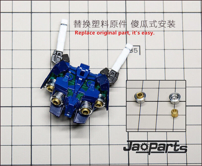 para RG 1/144 Unicorn Banshee JAOparts detalles de metal pieza adicional sin herramientas RX-0 Foto 3 de 4