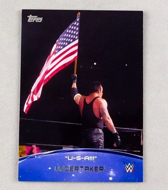 The Undertaker WWE Wrestling Trading Card WWF Topps Raw Superstar USA 