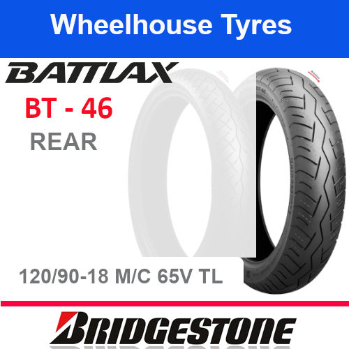 120/90-18 65V BT46R Bridgestone TL/TT | eBay UK