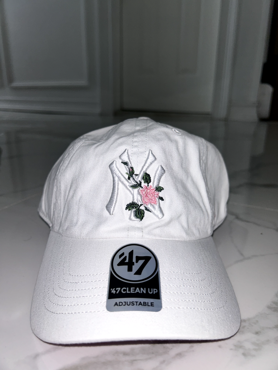 47 Brand New York Yankees Pink Clean Up Dad Hat NY Yankees Clean Up Ballpark Adjustable Cap - Rose Dad Hat main image 2