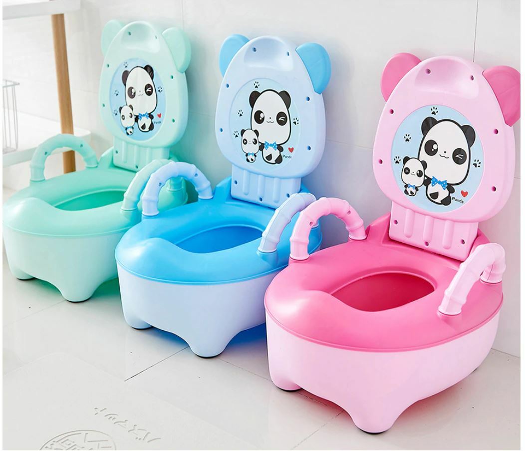 Conception Antiderapants Blanc Reducteur De Toilette Enfants Bebe 1 6 Ans Siege De Toilette Bebe Reducteur De Wc Pour Tout Petit Avec Poignee De Coussin Et Back Trainer Toilettes Enfant Bebe Et Puericulture