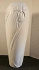 Vintage Van Briggle Ceramic Art Pottery Flower Vase Powder Blue Glaze 9" USA