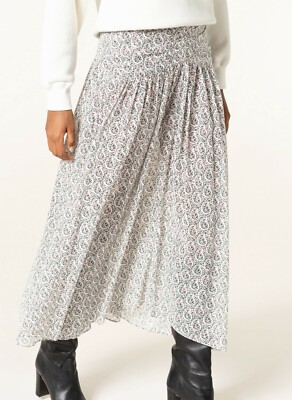 Isabel Marant Etoile Womens Marino White Floral Printed