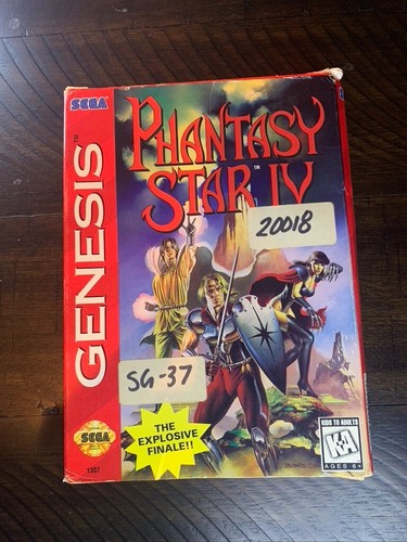 Phantasy Star IV Sega Genesis - In Box, Missing Manual