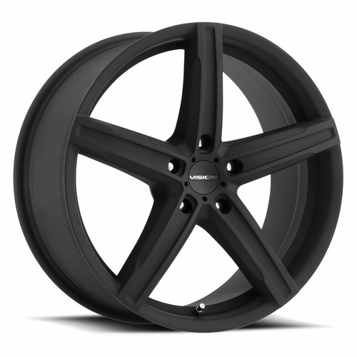 15x6.5 +38 Vision 469 Boost 4x100 Satin Black Rims (Set of 4)