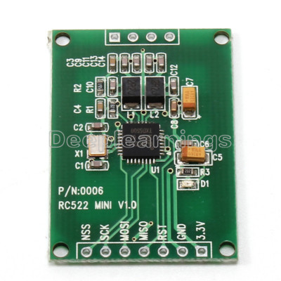 13,56 MHz RFID Leser Schreibmodul SPI Schnittstelle IC Karte RF Sensor RC522 NEU