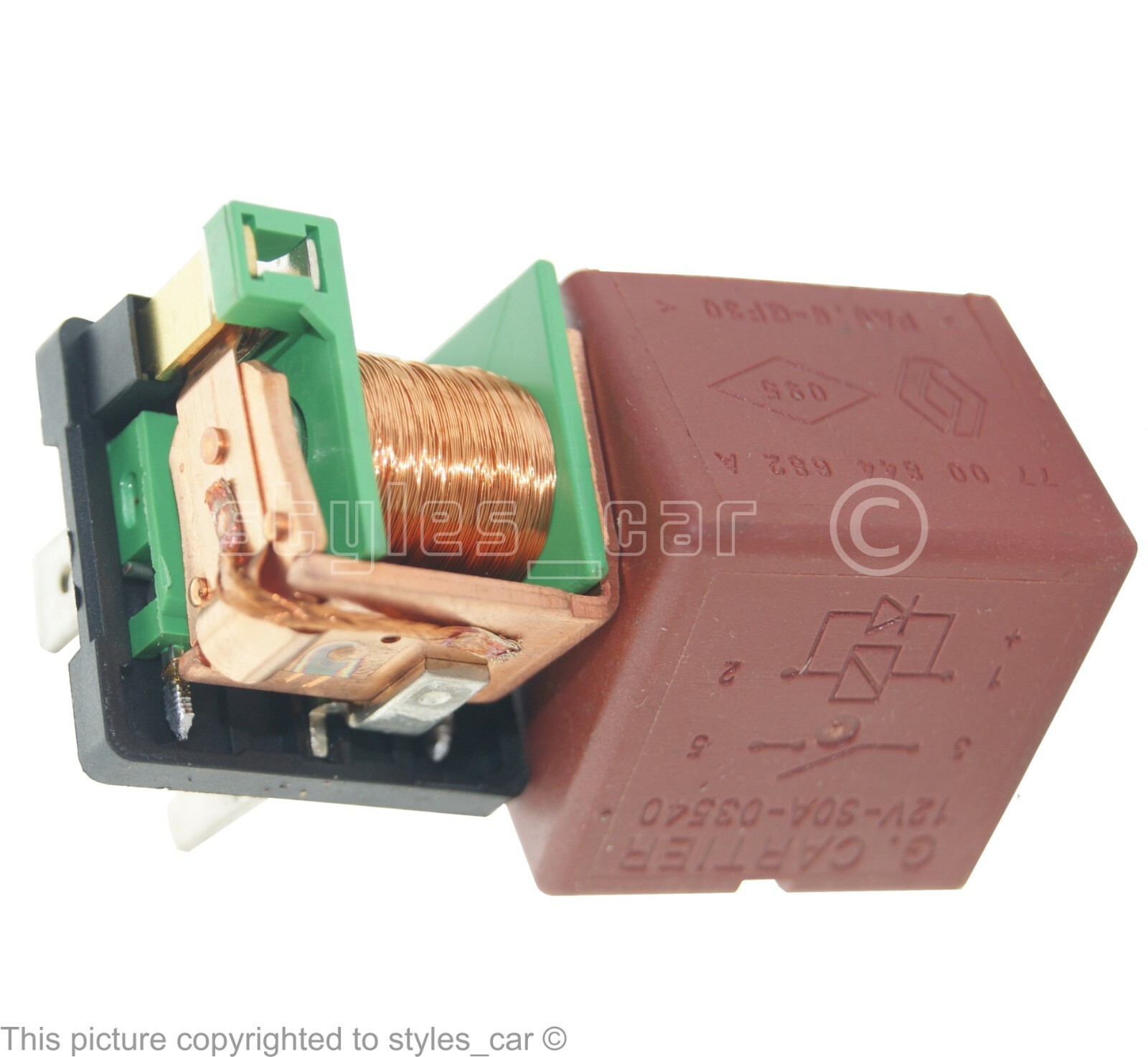 165-Renault Trafic Primastar Vivaro 4-Pin Relay 7700844682A 60A G Carier 03540 - Foto 3