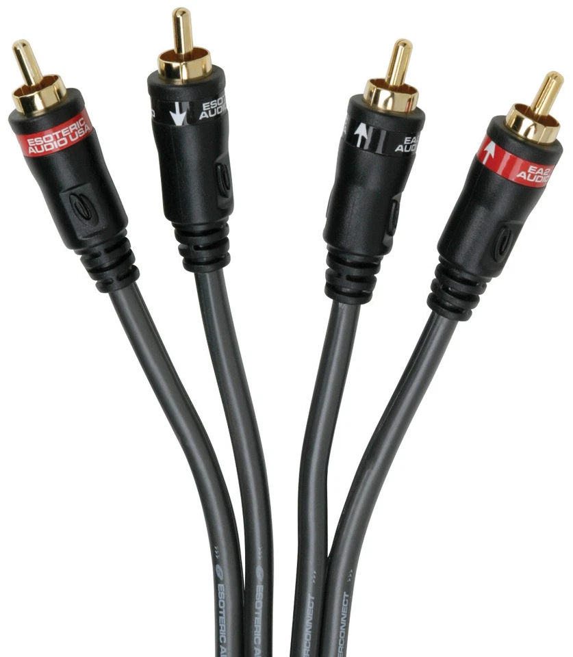 PREMIUM ESOTERIC AUDIO RCA INTERCONNECT EA2 SERIES AUDIO CABLE STEREO BY MTX 2CH
