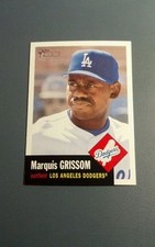 MARQUIS GRISSOM 2002 TOPPS HERITAGE CARD # 360 A6460