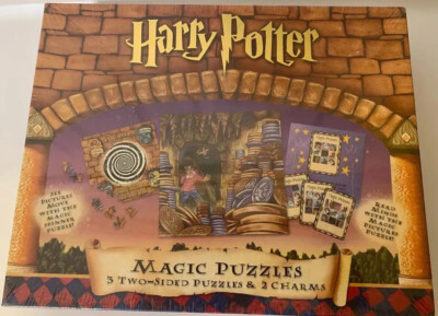 New Harry Potter Magic Puzzles 3 Two-Sided Puzzles 2000 Bepuzzled Sealed