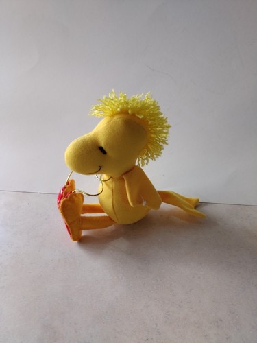 Vintage Whitman's Plüsch Woodstock und Snoopy Peanuts (es ist ein Junge/Valentinstag) - Bild 4 von 5