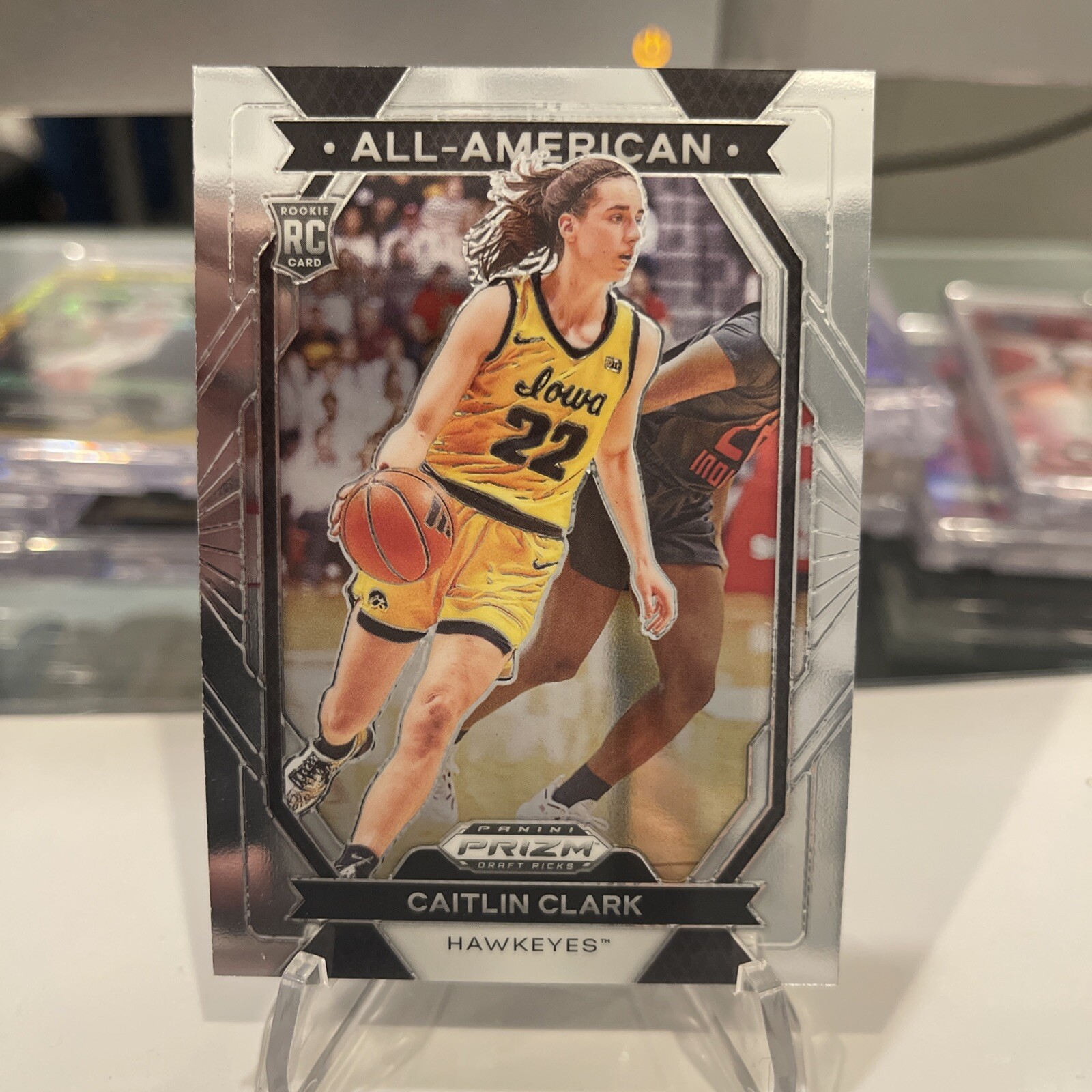 2024 Panini Prizm Draft Caitlin Clark RC Rookie All-American 🔥 Fever