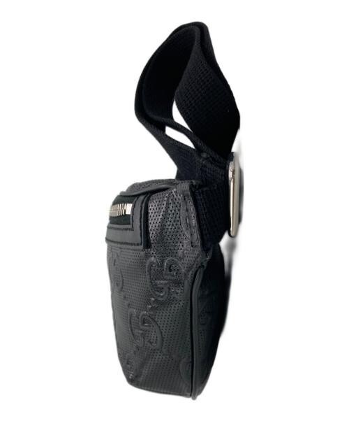 GUCCI Black Leather GG Embossed Body Belt Bag 658582 525040 | eBay
