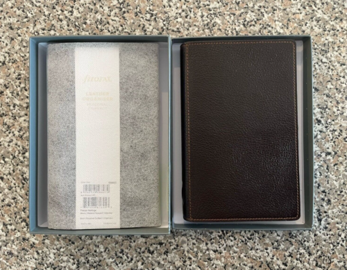 Brown Heritage Filofax Compact Leather Personal