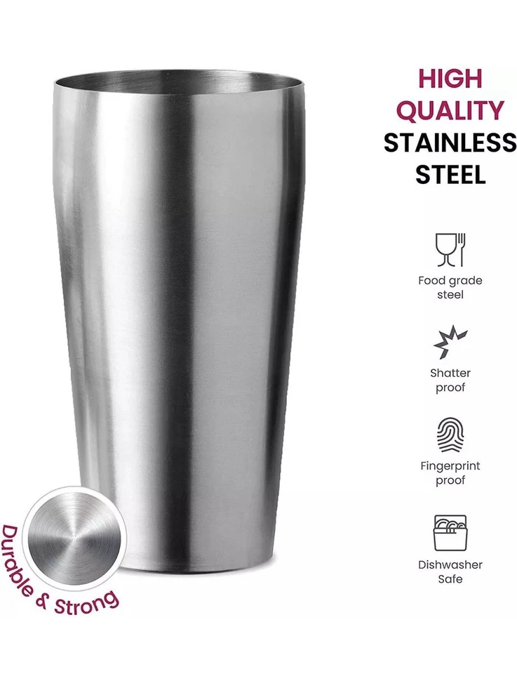 FineDine Expert Coctelera Hogar Bar Set - Kit de Barra de Acero Inoxidable de 14 Piezas Foto 3 de 4