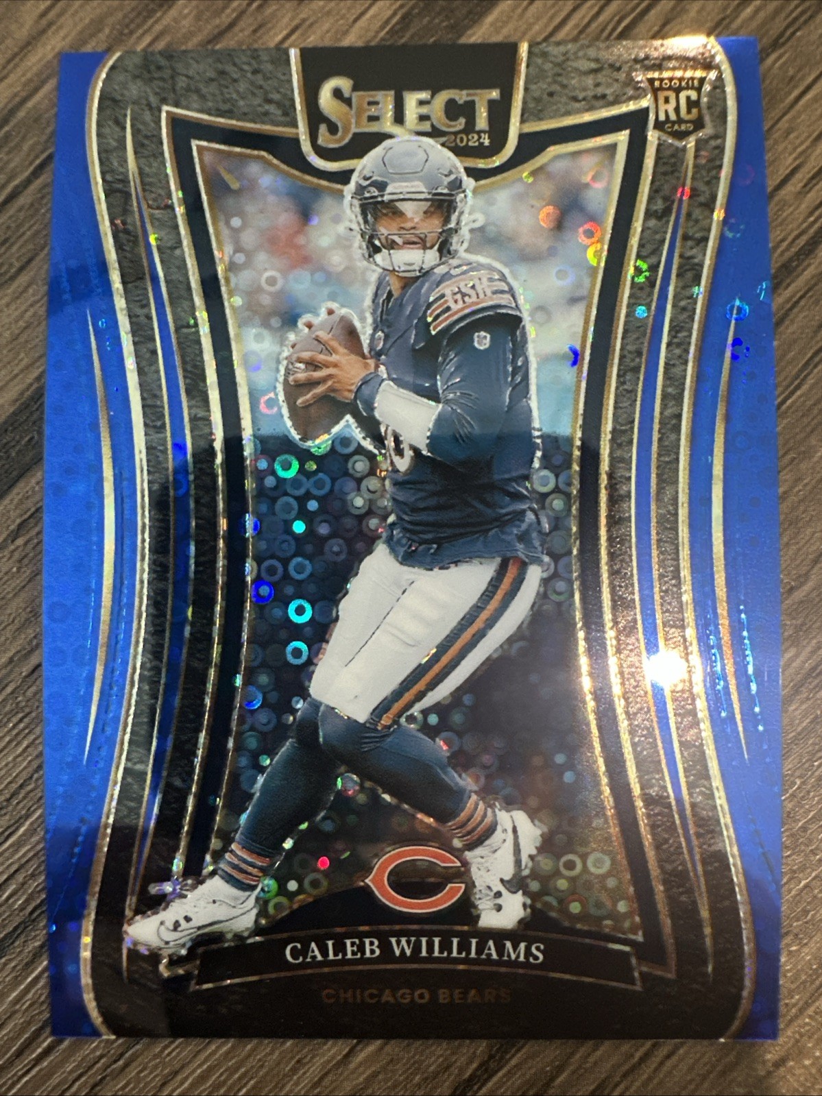 2024 Panini Select - Suite Level Caleb Williams #378  H2 Blue Disco /25 (RC)