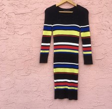 Sanctuary Striped Sweater Dress Ribbed Knit Womens Size Small